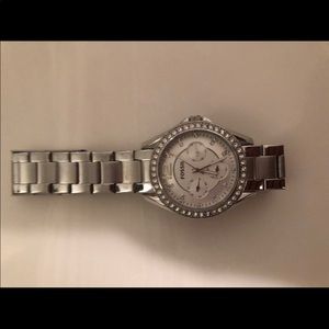 diamond fossil watch
